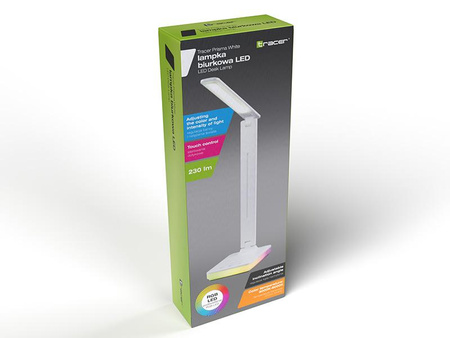 Lampka biurkowa LED TRACER PRISMA White