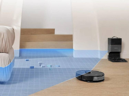 Robot sprzątający ze stacją Roborock S8+ (czarny)
