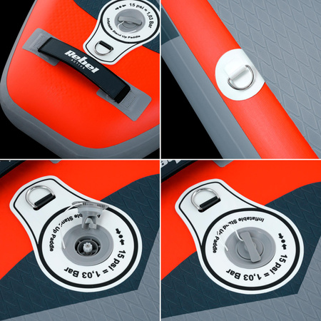 Deska SUP REBEL ACTIVE RBA4501 - pomarańczowa
