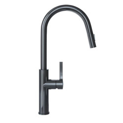 Bateria kuchenna z wyciąganą wylewką Divio Anthracite