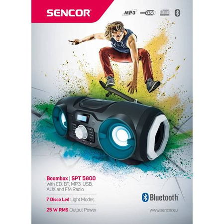 Radioodbiornik z cd SPT 5800 RADIO z CD/MP3/USB/BT SENCOR