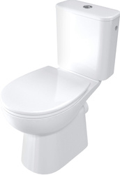 Miska WC kompakt bezkołnierzowa (CDFD6RPS) - Deante