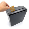 OFFICE SHREDDER – Niszczarka kartek papieru i kart kredytowych. Cięcie w paski, do 5 stron jednocześnie.