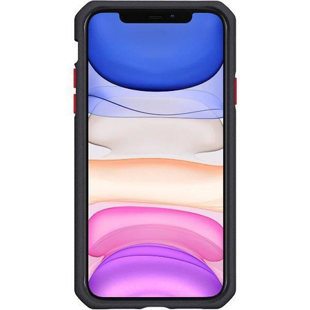ITSKINS Etui Supreme Solid iPhone 11/XR czarno-czerwone (GSETITS00087N0) - ITSKINS