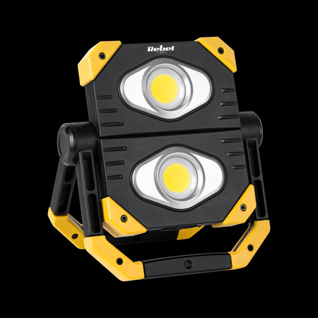 Przenośny reflektor LED 2XCOB