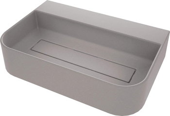 Umywalka granitowa nablatowa z miejscem na baterię - z maskownicą (CQA SU6S) - Deante