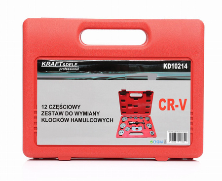 Zestaw do wymiany klocków hamulcowych 12el. KD10214 - KRAFT&DELE
