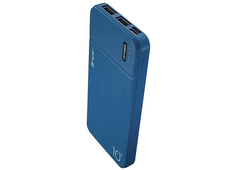 Power bank TRACER 10000 mAh 2A slim BLUE