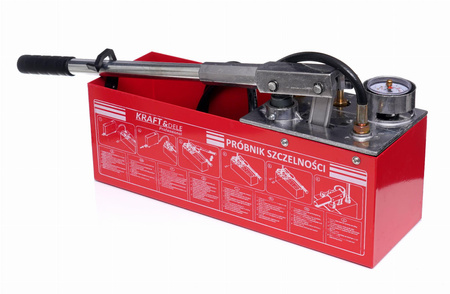 Pompa kontrolna do prób ciśnieniowych 0-50kg / 45ml / 12L KD10478 - KRAFT&DELE
