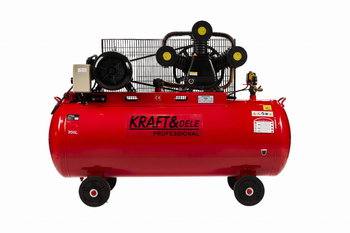 Kompresor Olejowy 300L 3tłoki KD1411 Separator - KRAFT&DELE