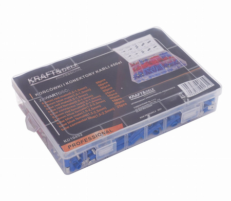 Zestaw konektorów samochodowych 450szt. KD10492 - KRAFT&DELE