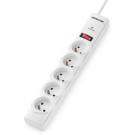 Ochrona przed przepięciami SSP 520 Surge Protec. 5sock.306J SENCOR