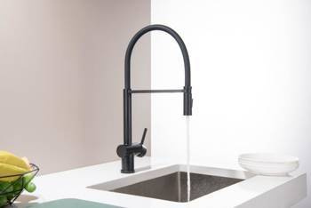 Cori czarny mat Blue Water