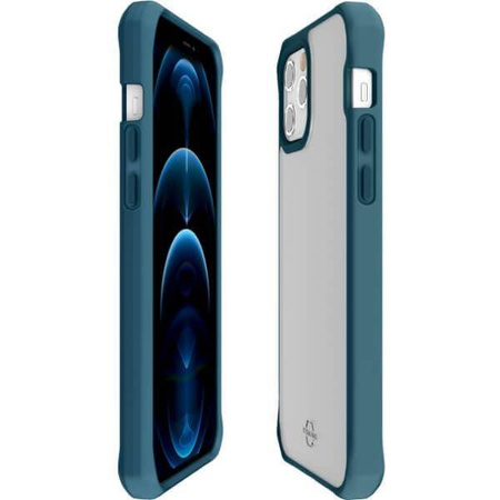 ITSKINS Etui Hybrid Solid iPhone 12/12 Pro niebieskie (GSETITS00044N0) - ITSKINS
