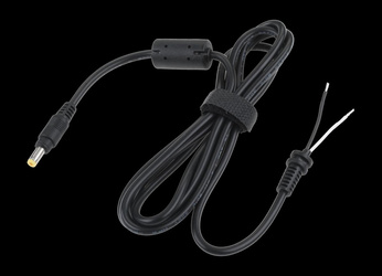 Wtyk 4,0/1,7 (19V/1,58A) sieciowy z kablem do montażu Rebel