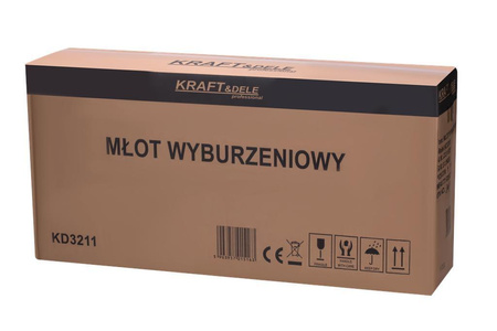 MŁOT WYBURZENIOWY 3200W 75J HEX-GAN KD3211 - KRAFT&DELE