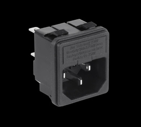 Wtyk AC 3PIN komput.obudowa+bezp.