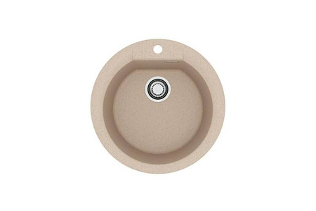 CADIT 100 kol. 22 PIASEK (fi 425 x 200 mm) zlew Granital kom. z syfonem manulanym 3 1/2" ALVEUS (1143994)