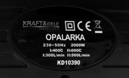 Opalarka Elektryczna 2000W KD10390 - KRAFT&DELE