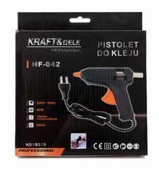 PISTOLET DO KLEJU NA GORĄCO 40W + 7 WKŁADÓW KD10350 - KRAFT&DELE
