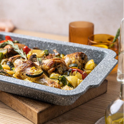 Forma, blacha, szary marmurek 40,5cm Klausberg KB-7383