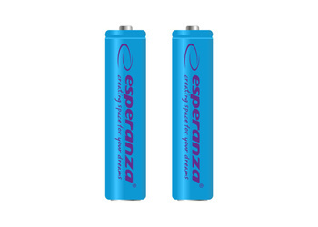 ESPERANZA AKUMULATORKI NI-MH AAA 1000MAH 2SZT. NIEBIESKIE