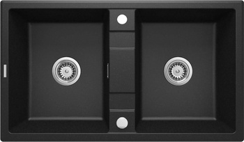 Zlewozmywak granitowy 2-komorowy (ZQE G203) - Deante