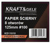 Papier ścierny 50szt. krążek 125mm na rzep KD11810 - KRAFT&DELE
