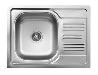 Zlewozmywak stalowy 1-komorowy z ociekaczem (ZEX 011A) - Deante