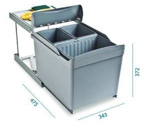 ALVEUS Sortownik Albio 30 ( 16 L + 2x7,5 L) (1090337)