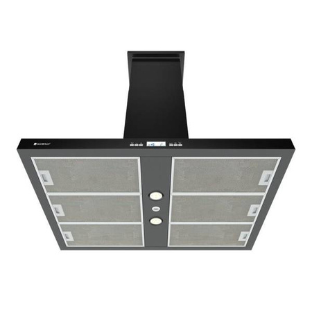 Okap kuchenny Nomina Isola 90.4 Sensor Black GLOBALO