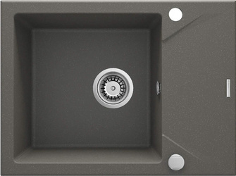 Zlewozmywak granitowy 1-komorowy z ociekaczem (ZQJ T11A) - Deante
