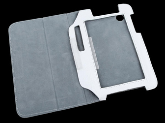 Etui białe dedykowane do Samsung Galaxy Tab P3100 (skóra naturalna)