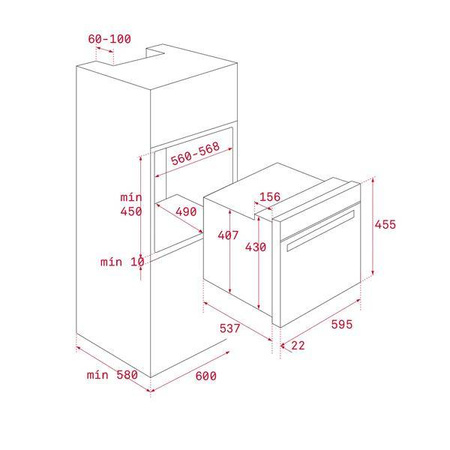 Piekarnik HLC 8400 BLACK TEKA