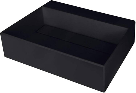 Umywalka granitowa nablatowa - z maskownicą (CQR NU5M) - Deante