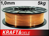 Drut spawalniczy 1,0 mm 5kg miedziowany KD1152 - KRAFT&DELE