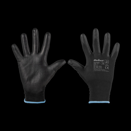 Rękawice robocze poliuretanowe CS-P002 r.9 M (12kpl.)