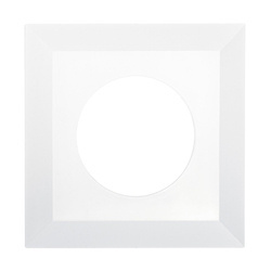 Osłonka ściany pojedyncza biała MT067B Montis