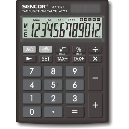 Kalkulator SEC 332 T Kalkulator biurkow SENCOR