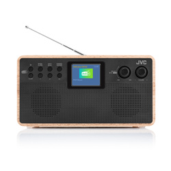 JVC radio DAB+ RA-E731B DAB, drewno (RTV_JVC_00040) - JVC