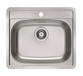 ALVEUS MORE 10 zlewozmywak stalowy satyna FS (1103108)