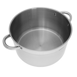 Garnek z pokrywą 11,5l, Ø30cm, stal Klausbe KB-7129