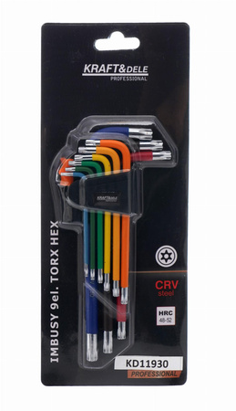 IMBUSY TORX 9EL. KD11930 - KRAFT&DELE
