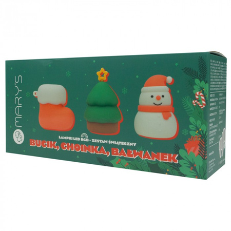 MARY'S lampki nocne LED Zestaw świąteczny (MW61624) - Eco Light