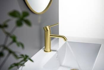 Bateria umywalkowa BOSTON BOS-BUN.010 ZŁOTO SZAMPAŃSKIE Blue Water