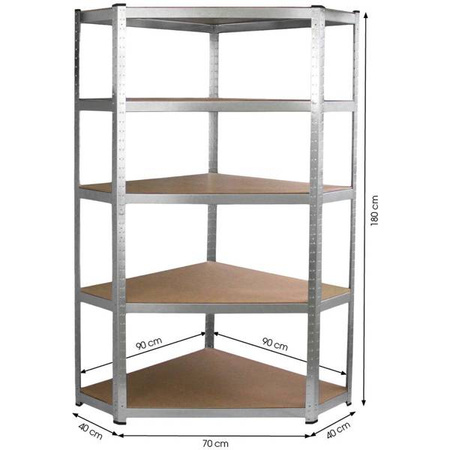 Regał FDR 1840R Corner shelf rack FIELDMANN