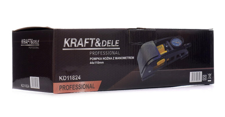 POMPKA NOŻNA Z MANOMETREM KD11824 - KRAFT&DELE