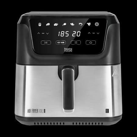 Frytkownica beztłuszczowa TEESA DIGITAL AIR FRYER XXL , 8L , 1700W, duża miska , programy , podtrzymywanie ciepła