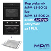 Kompaktowy piekarnik do zabudowy MPM-63-BOK-24 +  GRATIS  blacha AirFryer