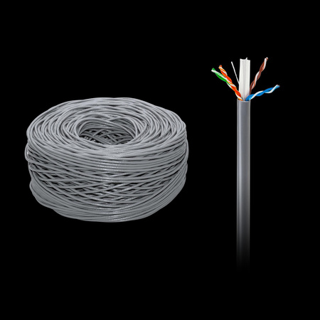Kabel komputerowy miedziany - skrętka UTPCat6e Cabletech